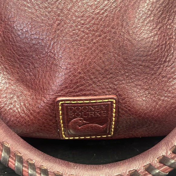 Plum color Dooney & Bourke Satchel - Picture 5 of 8